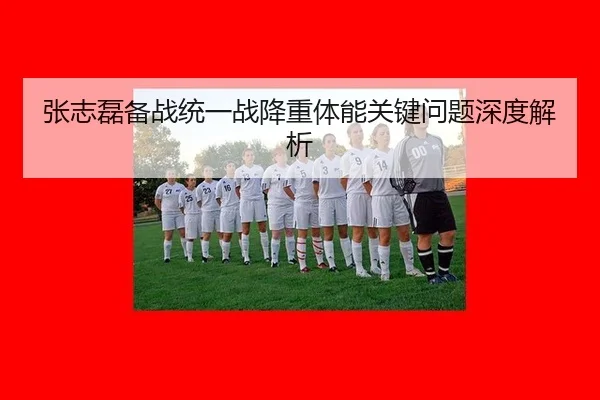 张志磊备战统一战降重体能关键问题深度解析